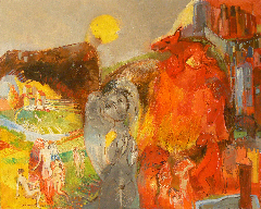 L'ange grise.65x81